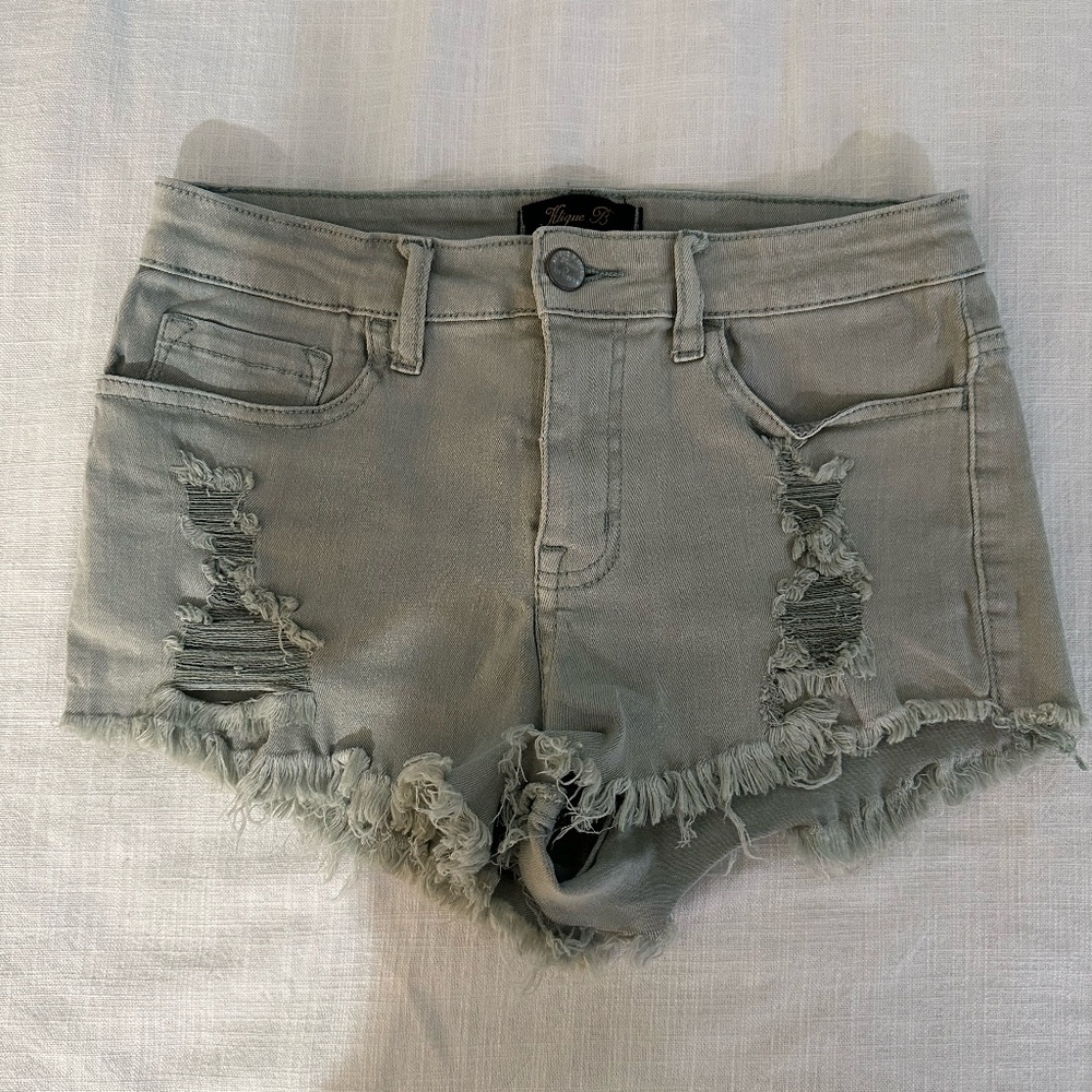 Klique B. Green Jean Shorts (Size S)